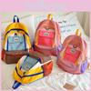 Kids Cute Dualcolor Backpack With Padded Shoulder Straps For Preschool And Outings