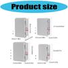 High Strength Plastic Outdoor Electrical Enclosures Weather Resistant Locking Cover For Garden Camping Installations