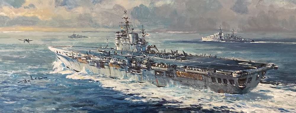 

Imperial Hobby Productions Scale Royal Navy Aircraft Carrier HMS Triumph 1947 Plastic Model Kit IHP7002 1/700