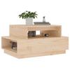 Vidaxl Stolik Kawowy, 80X55X40,5 Cm, Lite Drewno Sosnowe