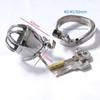 Stainless Steel Chastity Lock Cock Cage for Male