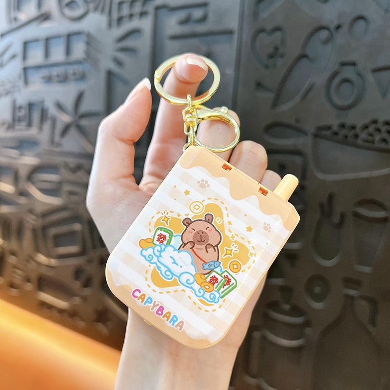 Creative Multifunctional Keychain Microphone - Cute Bag Accessory & Student Toy Pendant Gift