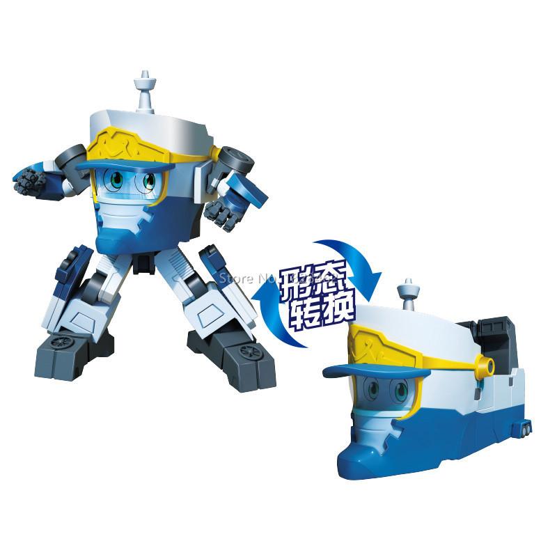 ABS Mini China High-Speed Railway Super Train Robot Transformation Toy Deformation Car Action Figure CHSR Toys for Kids Gift