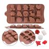Luxer Silicone Chocolate Molds for Candy or Jelly, 15 Figurines Toys, 21x10.7 cm