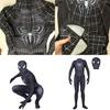 Atmungsaktiver Und Elastischer Spiderman Black Venom Zentai Anzug Mit Durchsichtigen Augen