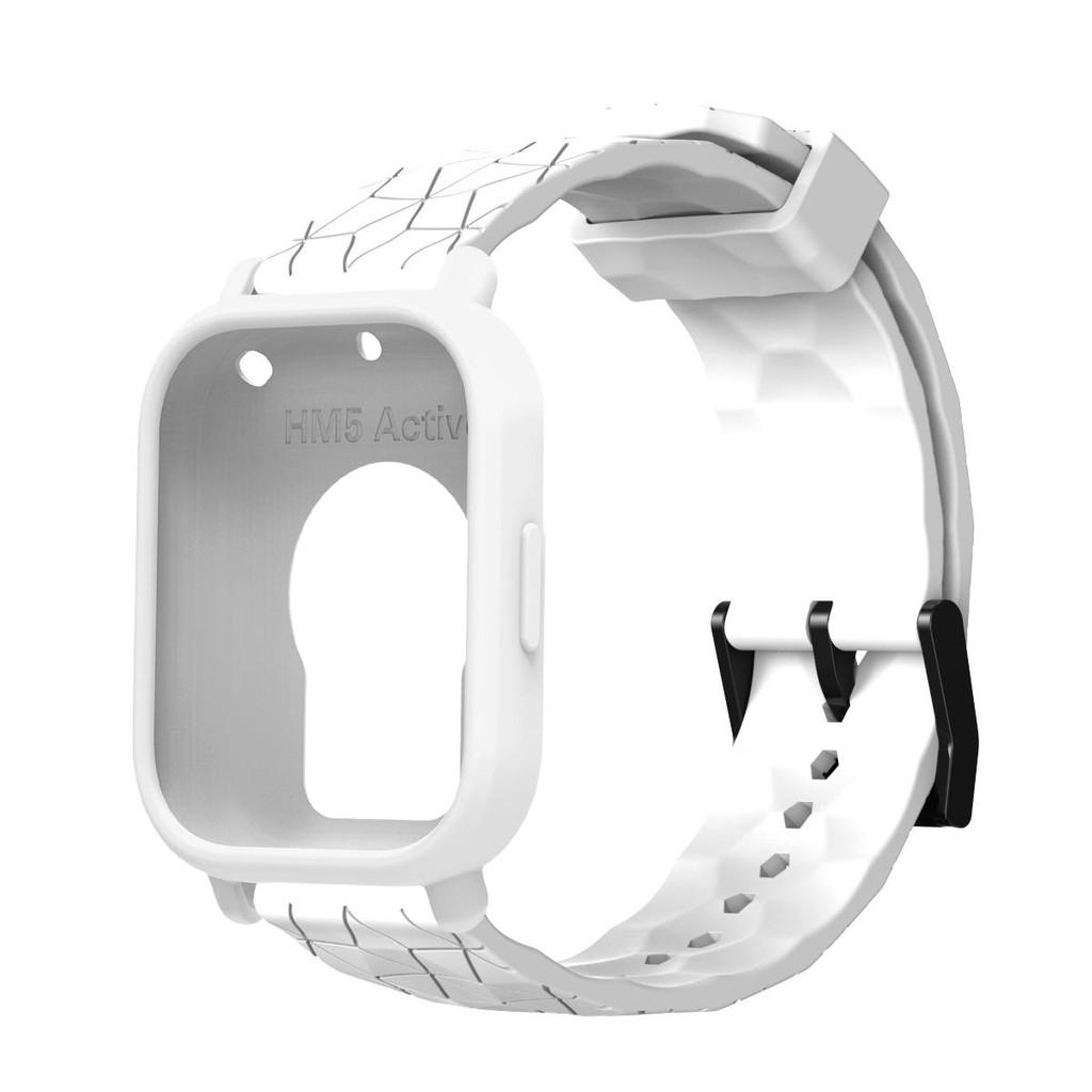 Protector Case+Silicone Strap for Xiaomi Redmi Watch 5 Active/5 Lite Anti-drop Cover Screen Soft Shell Breathable Sport Band