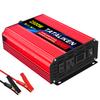 US Socket 12V To AC 110V 60HZ Pure Sine Wave Inverter Car Power 1600W/2200W/3000W Voltage Portable Converter with LED