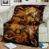 2025 New Style Retro Marine Nautical Chart Compass 3D Blanket,Soft Throw Blanket for Home Bedroom Bed Sofa Travel Office Cover