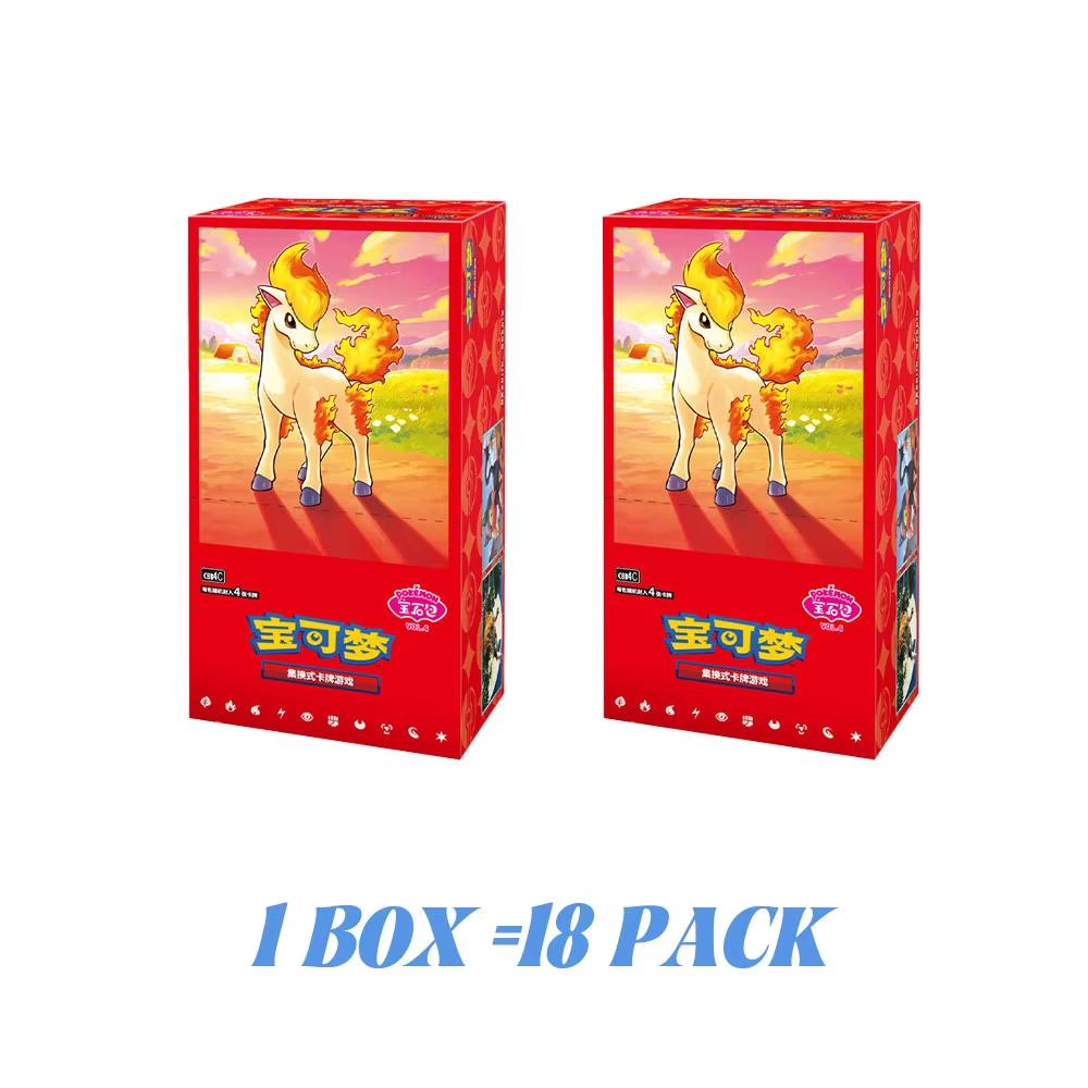 Genuine 100% Gem Pack Vol 3 Ptcg Simplified Chinese Gem Pack 3 Gem Pack 4 5 Collected Trading Tcg Card Toys Gifts