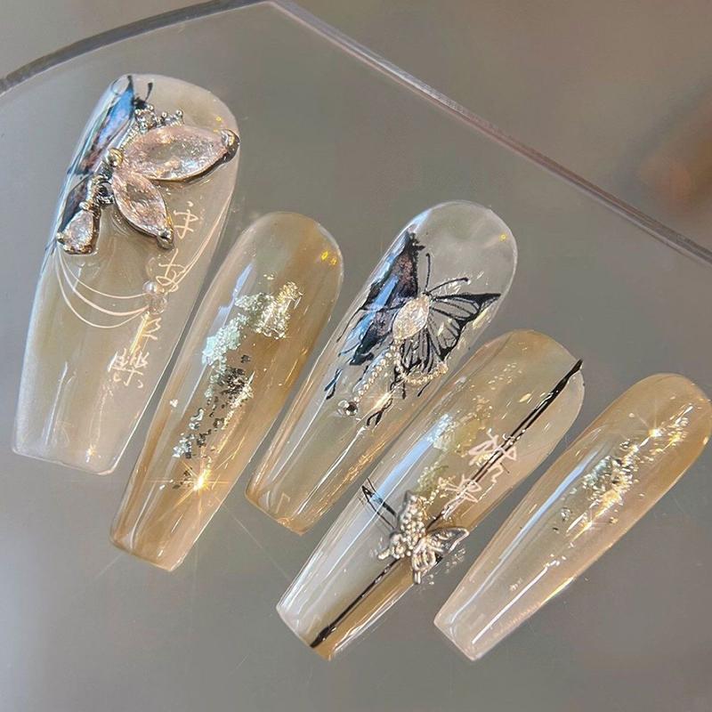 

2 шт. набор подвесок для ногтей в виде бабочек 3D-наклейки из циркония для дизайна ногтей маникюрные аксессуары для ногтей украшения для ногтей маникюрный салон ювелирные изделия