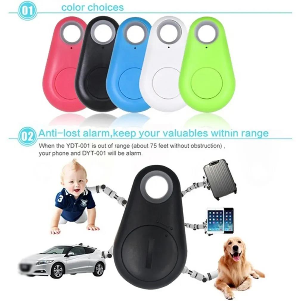 1-5pcs Wireless Mini GPS Tracker Anti-lost Alarm Key Child Bag Wallet Finder Bluetooth APP Locator Smart Tag For Ios And Android