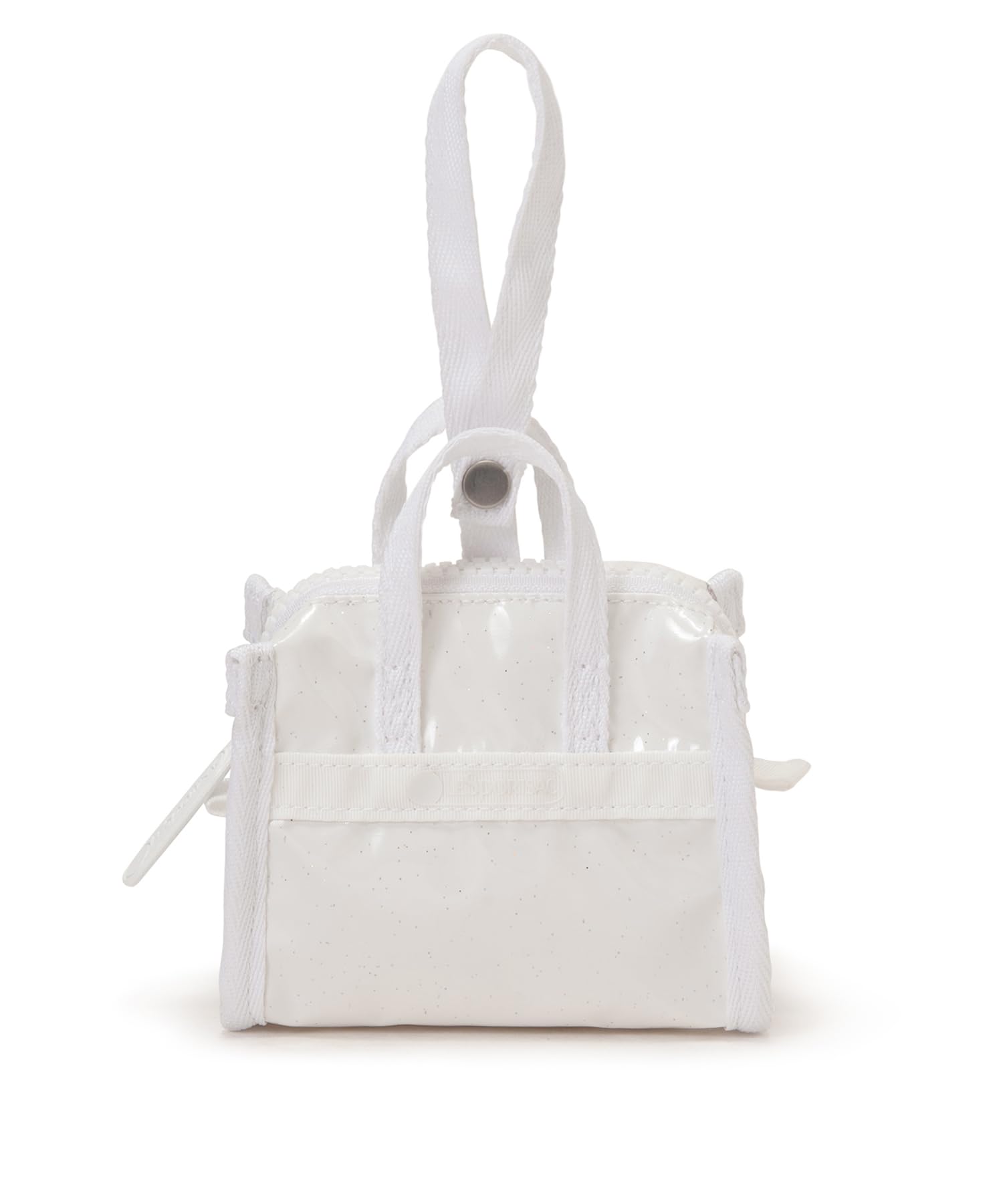 Брелок для сумки MICRO WEEKENDER CHARM 1611 Белый Глиттер Блеск [LeSportsac] [Официальный] / /