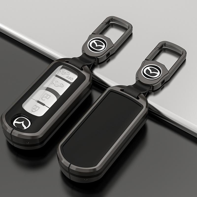 Mazda CX-5 CX-4 Atez 3 Metal Key Cover & Ring