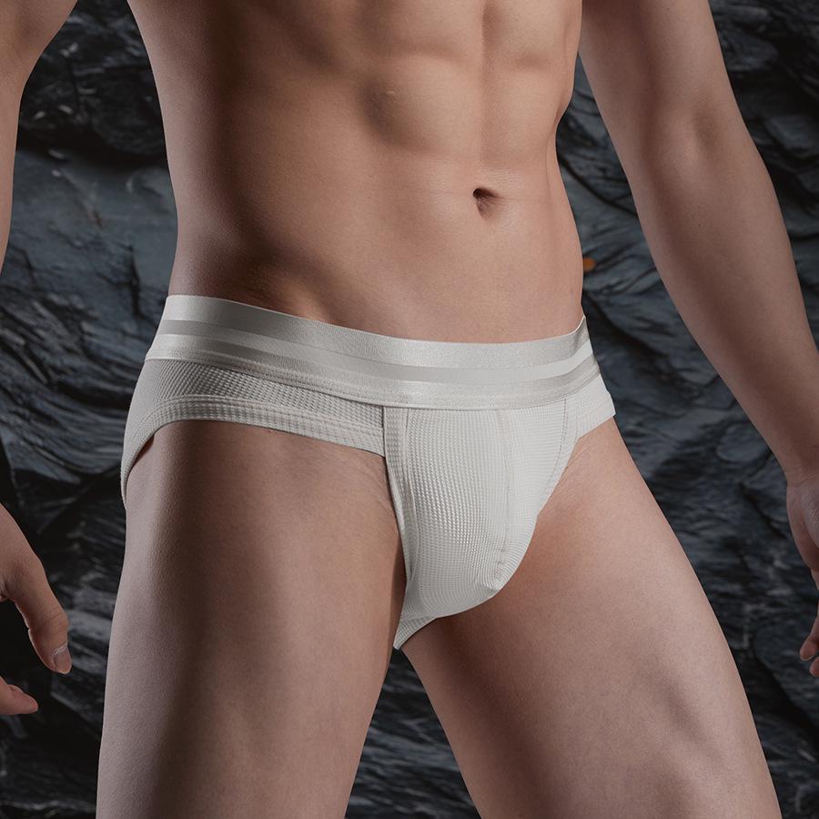 Men's Waffle Cotton Modal Briefs with Bullet Separation - Soft & Breathable
