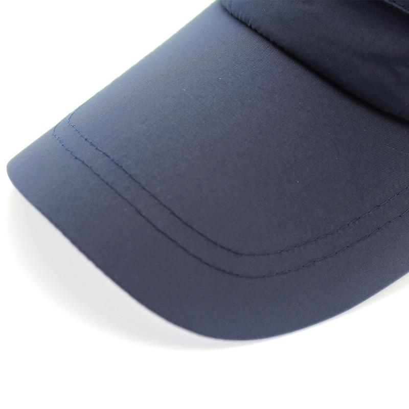Sunscreen breathable dual-purpose empty top hat, men's and women's UV protection cap, cycling mountaineering hat, large brim.