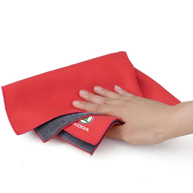 Automobile Beauty Cleaning Cloth Wash Car Accessories Car Tools for Skoda Kamiq Kapoq Kodiaq Rapid SCALA Octavia 1 2 3 A4 A5 MK2 Fabia