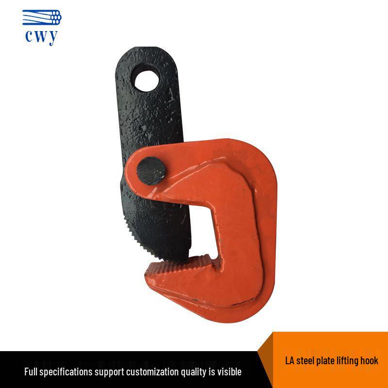 L-Typ Stahlplatten-Hebeklemmen: 0,8, 1, 1,6, 2,6 Tonnen Horizontale Haken & Zangen