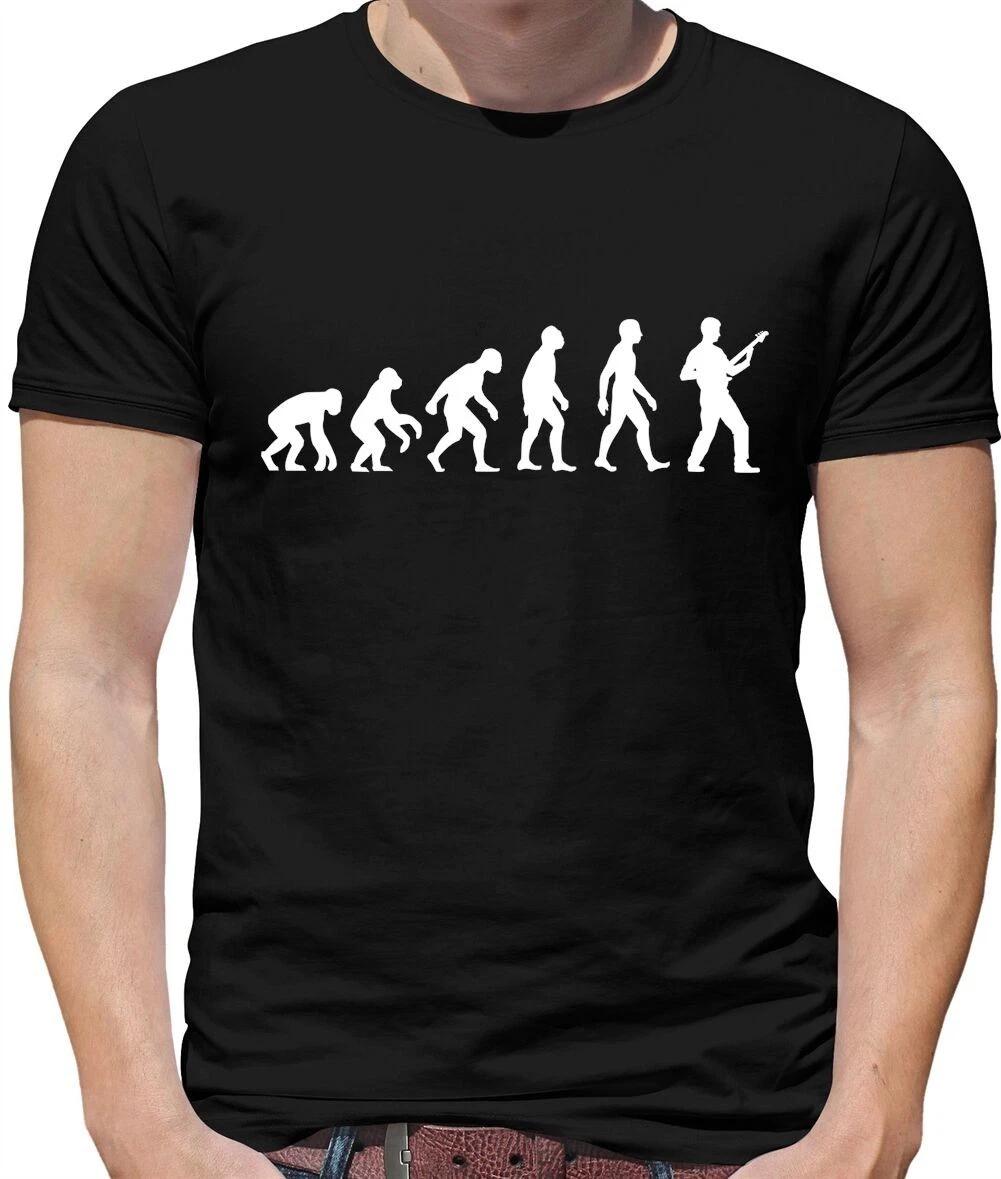 Evolution of Man Bass Guitar Player - Mens T-Shirt - Bassist Music Rock XXXXL