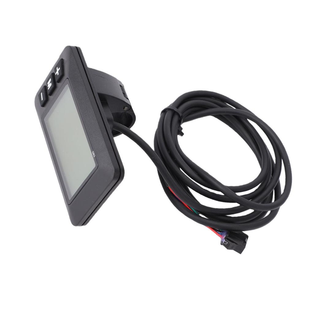 Electric Bike LCD Display Meter Speed Battery Display Bike Control Panel with Water Proof SM 5Y Connector for