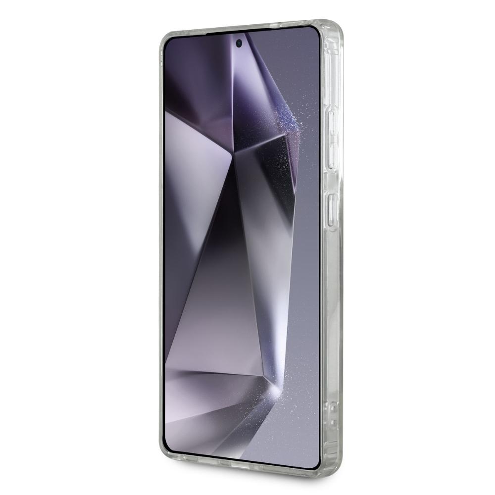 Karl Lagerfeld Button Choupette Case Printed Logo Magsafe For Samsung Galaxy S25 Ultra White