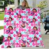 1pc Blanket D-Doras The Explorer2 Print Design, Lightweight Blanket for Sofa, Bed- Soft &Warm, Gift for All Seasons Like Christmas, Halloween