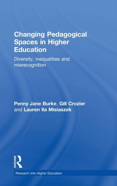 The Changing Pedagogical Spaces In Higher Education : Diversity, Inequalities and Misrecognition Book