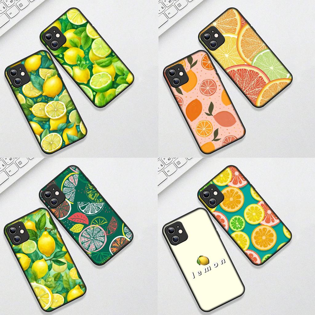 Cover for Samsung Galaxy A35 A36 A55 A26 A05 A06 A14 A50 A51 A53 A54 A12 A13 A23 Phone Case Mediterranean Lemon fruit Summer