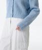 Musinsa Standard Woman Bubble Yarn Collared Cardigan [Light Blue]