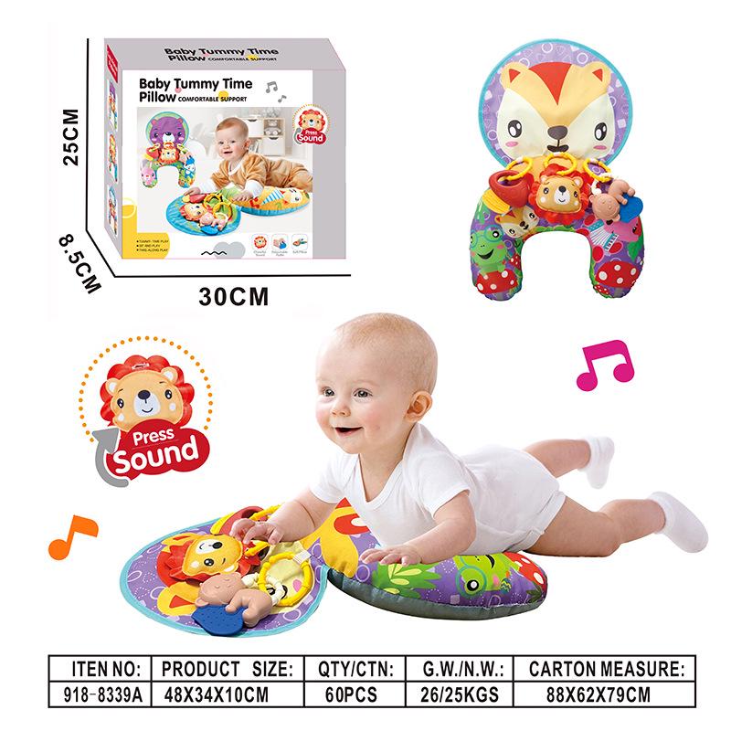 Cross-border Baby Tummy Time U-Shaped Pillow & Mat for Newborn Head Lifting Training