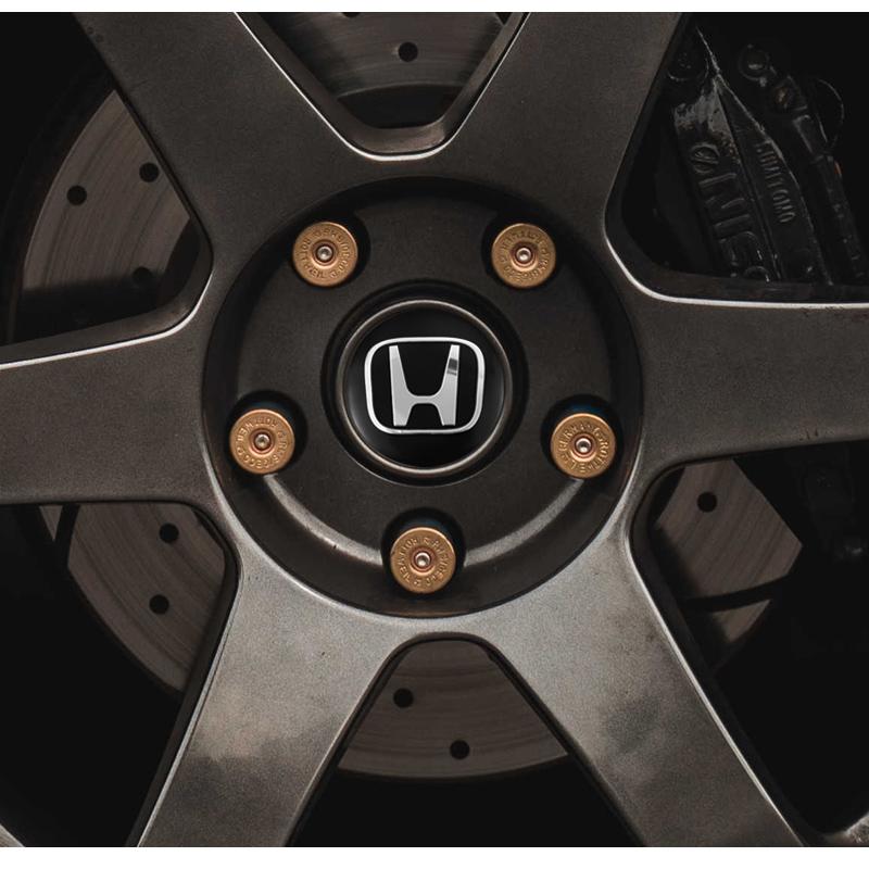 AAALX1 45-65mm Car Wheel Center Hub Cap Emblem Sticker Accessories For Honda Civic FIT Accord Prelude CRV 5Th City XRV CRV HRV Odyssey