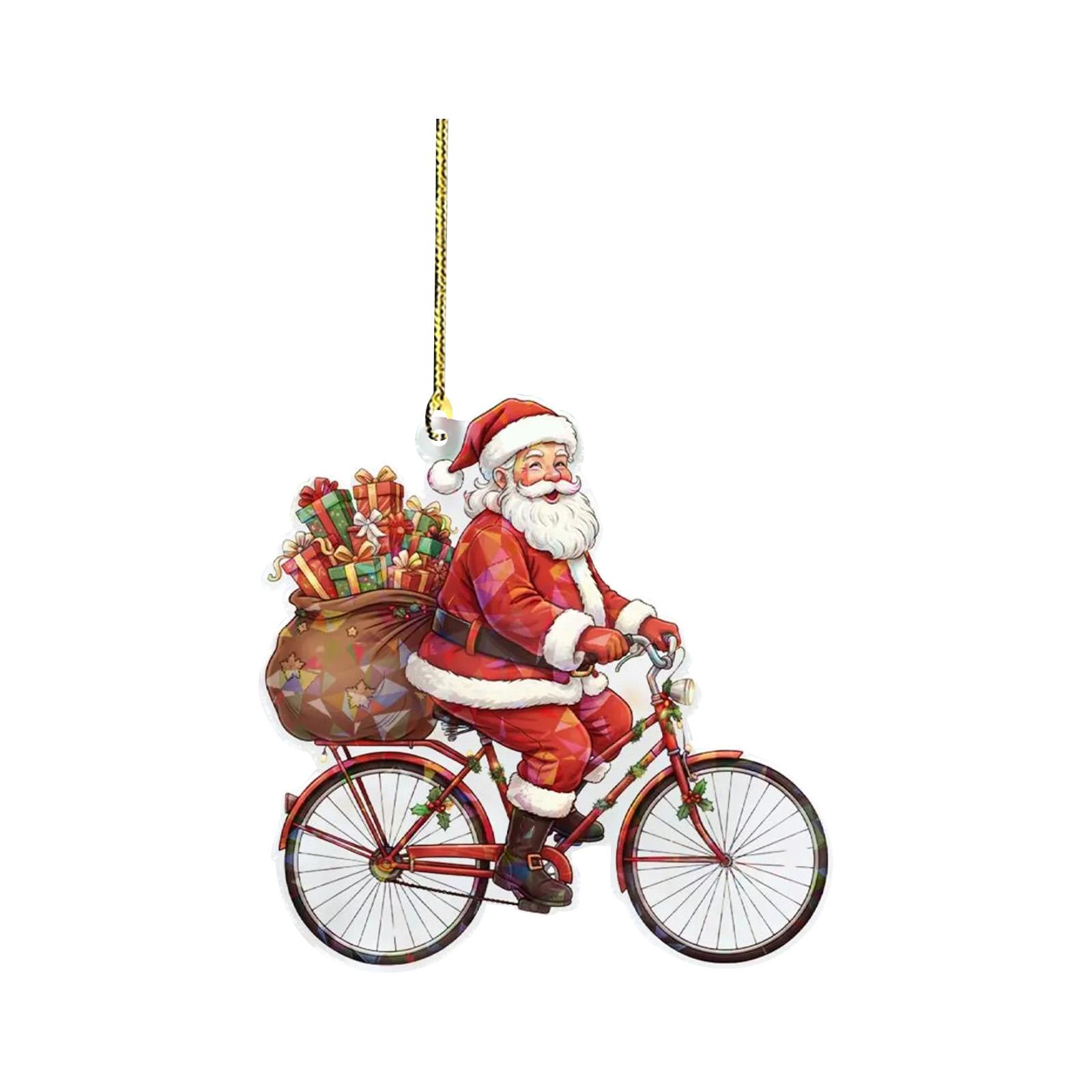 

2D Рождественские украшения, Акриловая плоская елка, Домашний декор, Подвеска на елку One Size