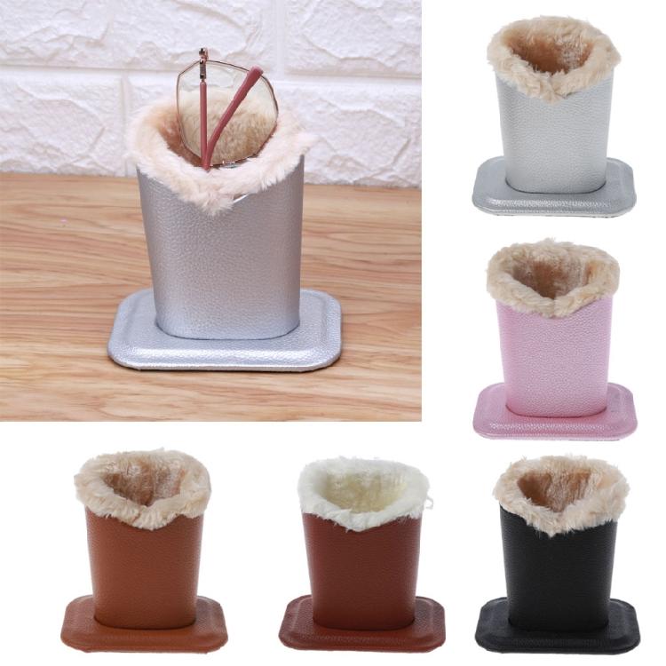 Glasses Stand for Case Plush Lined Double Eyeglasses Holder Protective Glass Hol