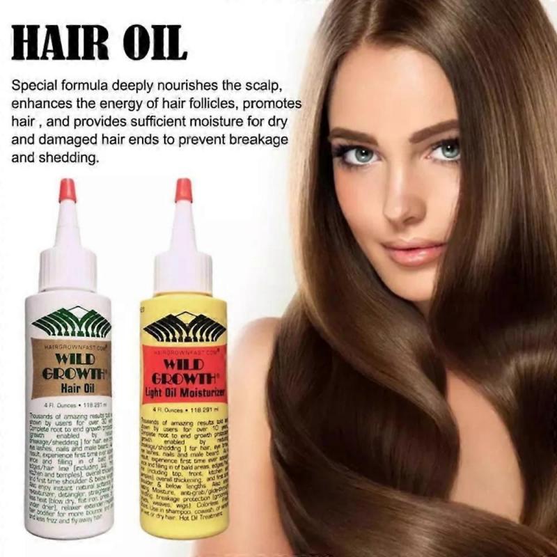 Wild Growth Hair Oil, Light Oil Moisturizer or Pack Hair Oil 4oz