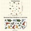Cartoon Animal Cute Dinosaur Wall Stickers Removable for Kids Room Decoration Background Living Room Baby Nursery Wall Decals
