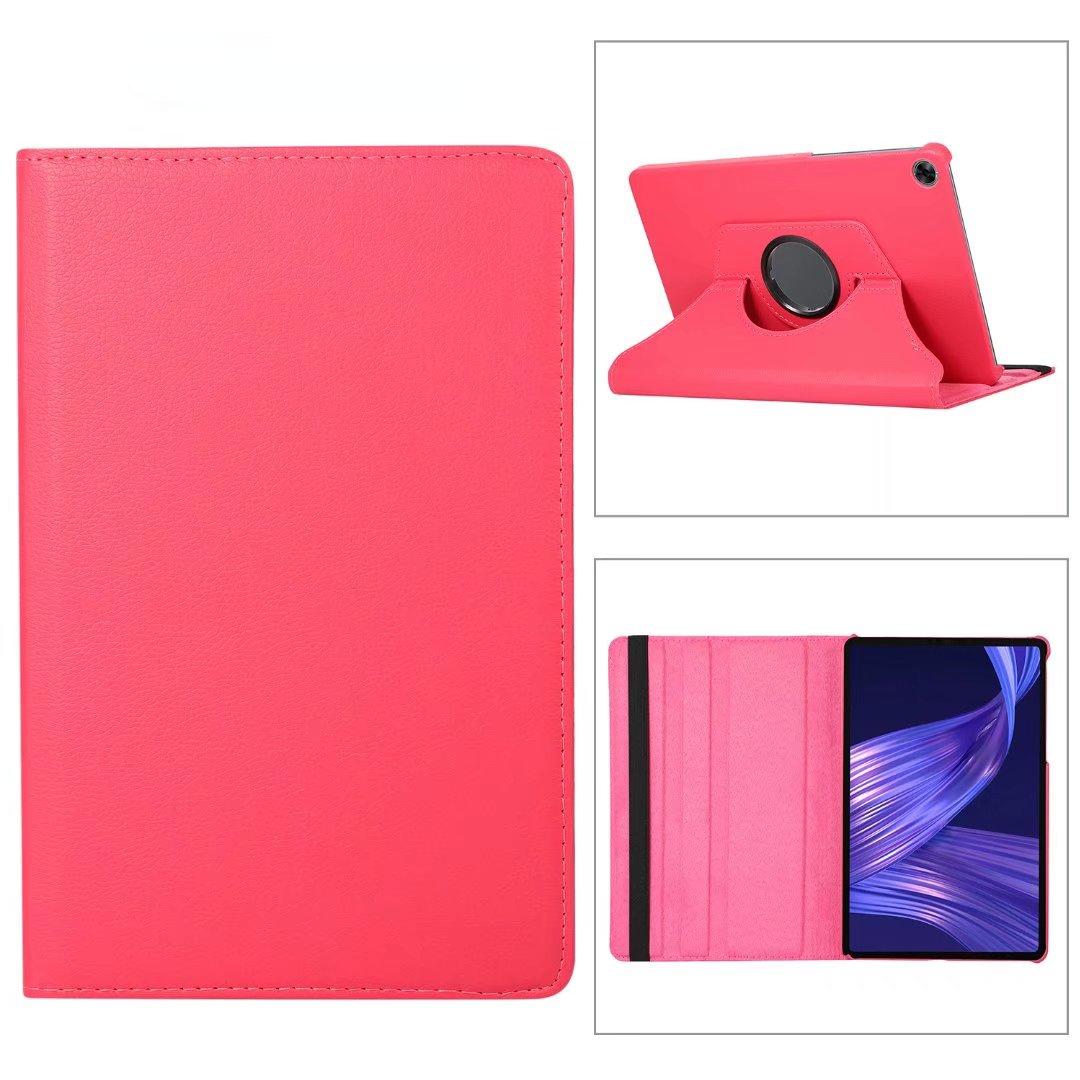 

для Realme Pad RealmePad 10 4 11-дюймовий чохол із підставкою, що обертається на 360 градусів, чохол для планшета Realme Pad 10,4 дюйма 2021 Pad 11 2022 чохол For OPPO Pad 11 2022 рожевий червоний колір