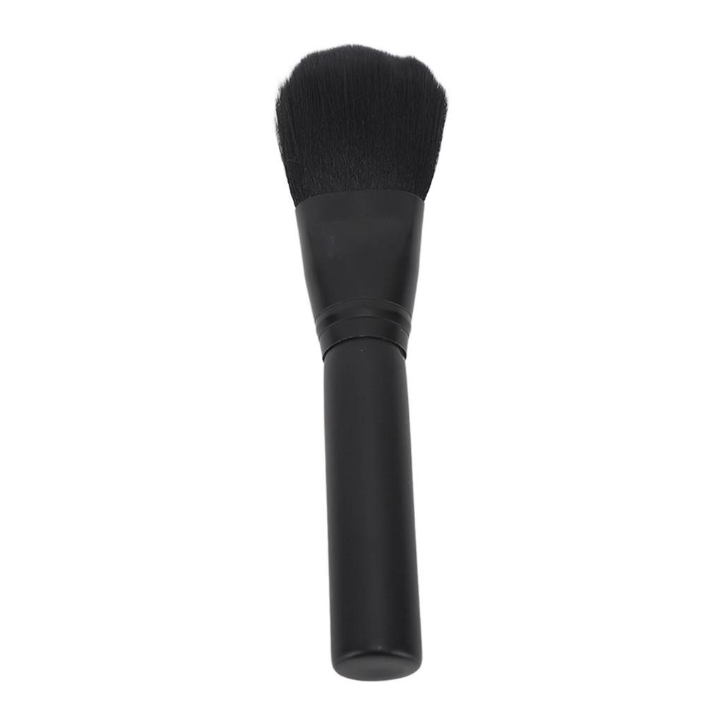 Large Powder Makeup Brush Soft Fluffy Wide Flat Top Blending Brush for Foundation Blush Black
