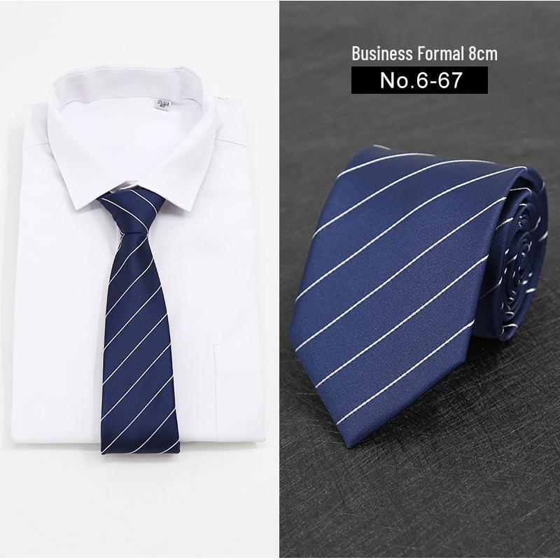 Men's Formal Business Casual Solid or Striped Tie