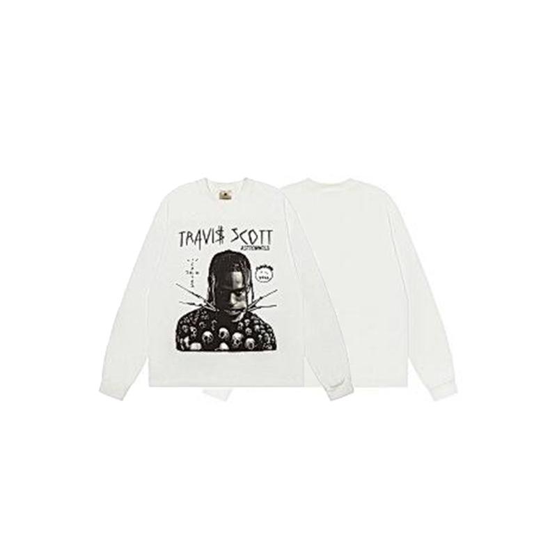 American Trendy Heavyweight Long-Sleeve Men's Autumn/Winter Loose Casual Pure Print Hoodie