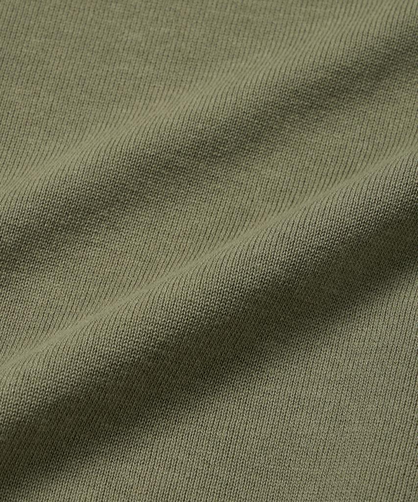 AMFEAST (100% Cotton) Essential Polo Half Knit Olive