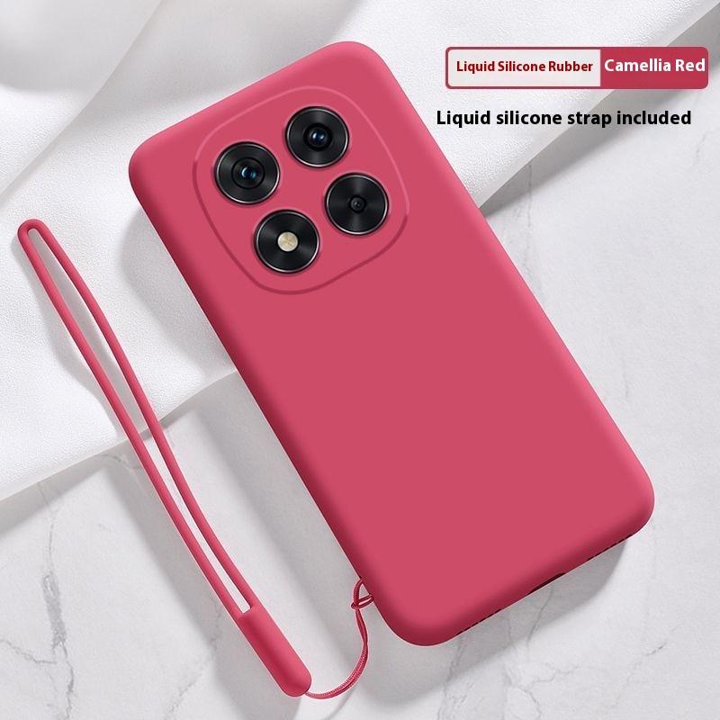 Liquid Silicone Ring Holder Case For Redmi Note 15 4G 15 Pro+ Lens Camera Protective Cover Lanyard For Redmi Note15 ProPlus