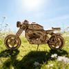 Wooden Motorcycle Puzzle DO-IT-YOURSELF Wooden 3D Truc High Quality Durable Design Safe for Children K Assembly Learning Birthday Present Christmas Pr