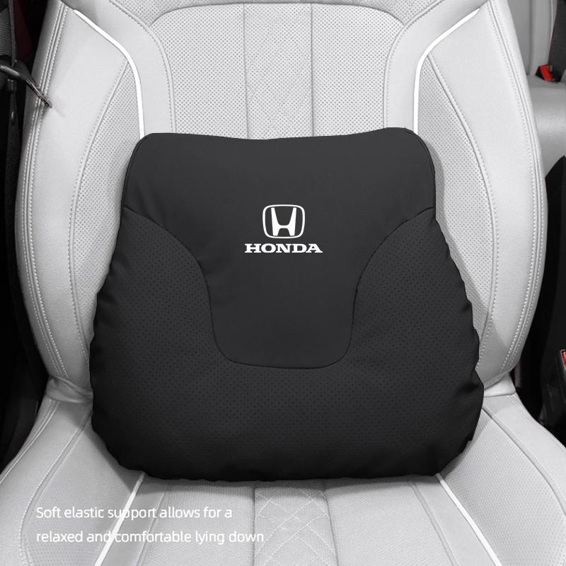 QEJMX1 U-shaped Car Headrest Auto Seat Neck Pillow Waist Pillow Set For Honda Civic Accord Crosstour Spirior Odyssey Avancier UR-V CR-Z