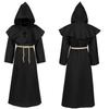Medieval monk robe, monk costume, wizard costume, priest costume, performance costume, Halloween costume