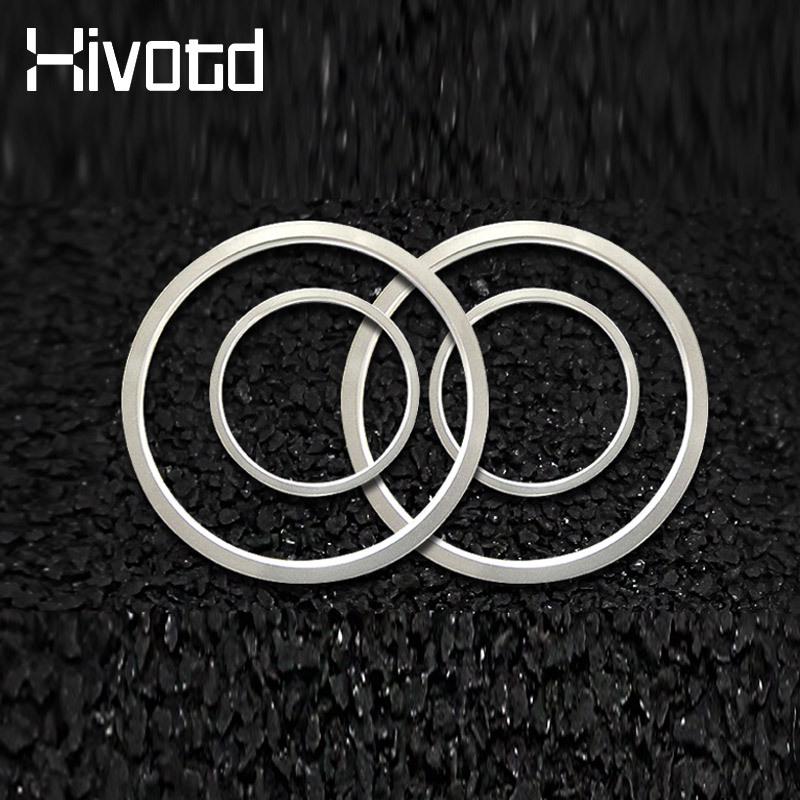 For MG ZS Car Accessories -2017 Auto Air Conditioning Outlet Cover Sticker Stainless Steel Vent Interior Decoration Stylings