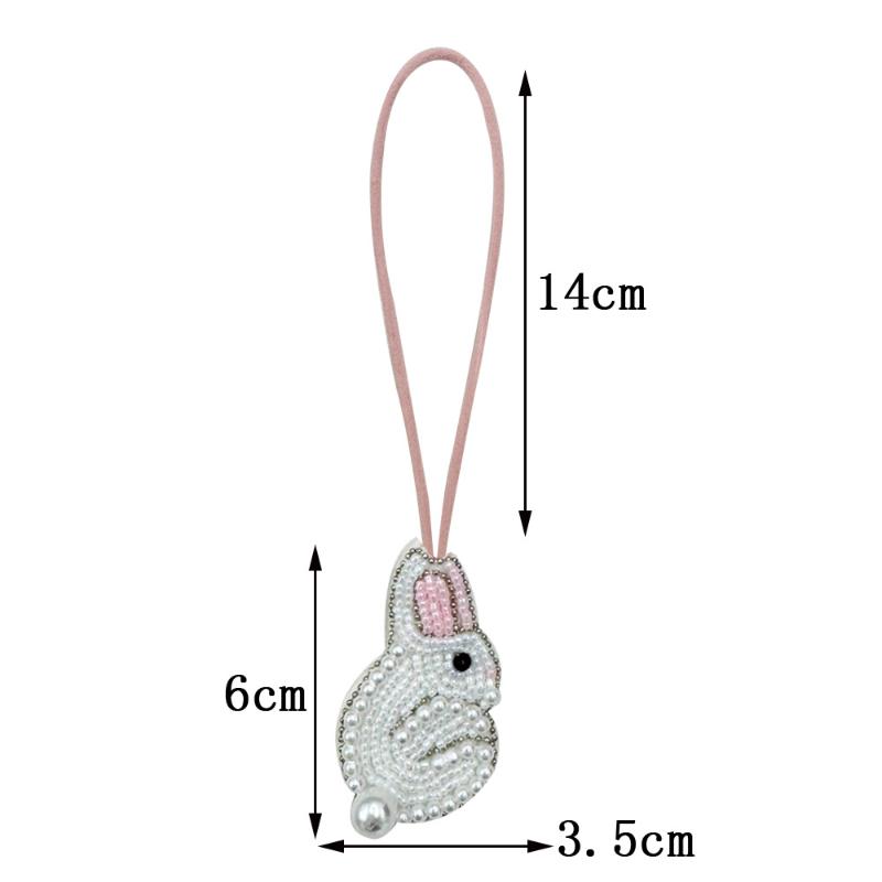 

1pc Rope Badge Bead Flower Heart Patch Sequin Rhinestones For Bag Clothing Lanyard Decoration Accessories