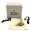 Excellent Vivienne Westwood Necklace NEW TINY ORB Rhinestone gold Women Used