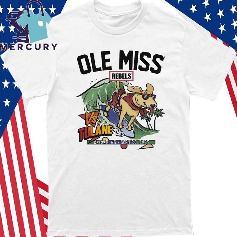 Tulane vs. Ole Miss Game Day Sept 20 2025 T-Shirt Unisex T-Shirt XXL