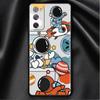 Case For Samsung Galaxy S20 FE S22 Ultra S21 Plus Luxury Soft Phone Case S10 S9 S8 S10e S7 Silicone Funda Space Cool Astronaut