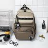 Schoolbag1011 New Japanese College Student Backpack Men's Travel Backpack Junior High School High School Students Large Capacity Multi-layer Schoolbag