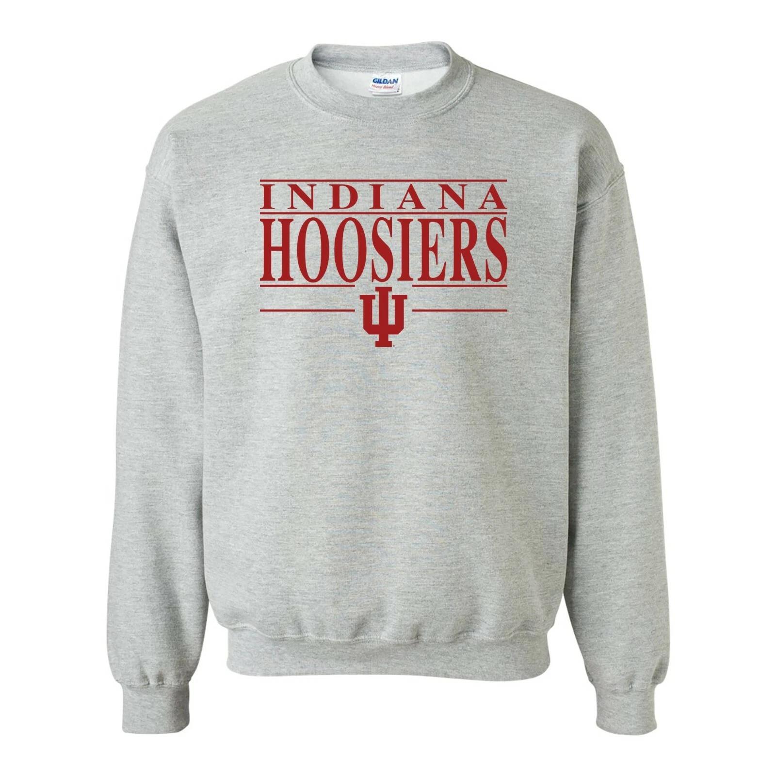 Indiana Hoosiers Headline Crewneck - Sport Grey 2XL